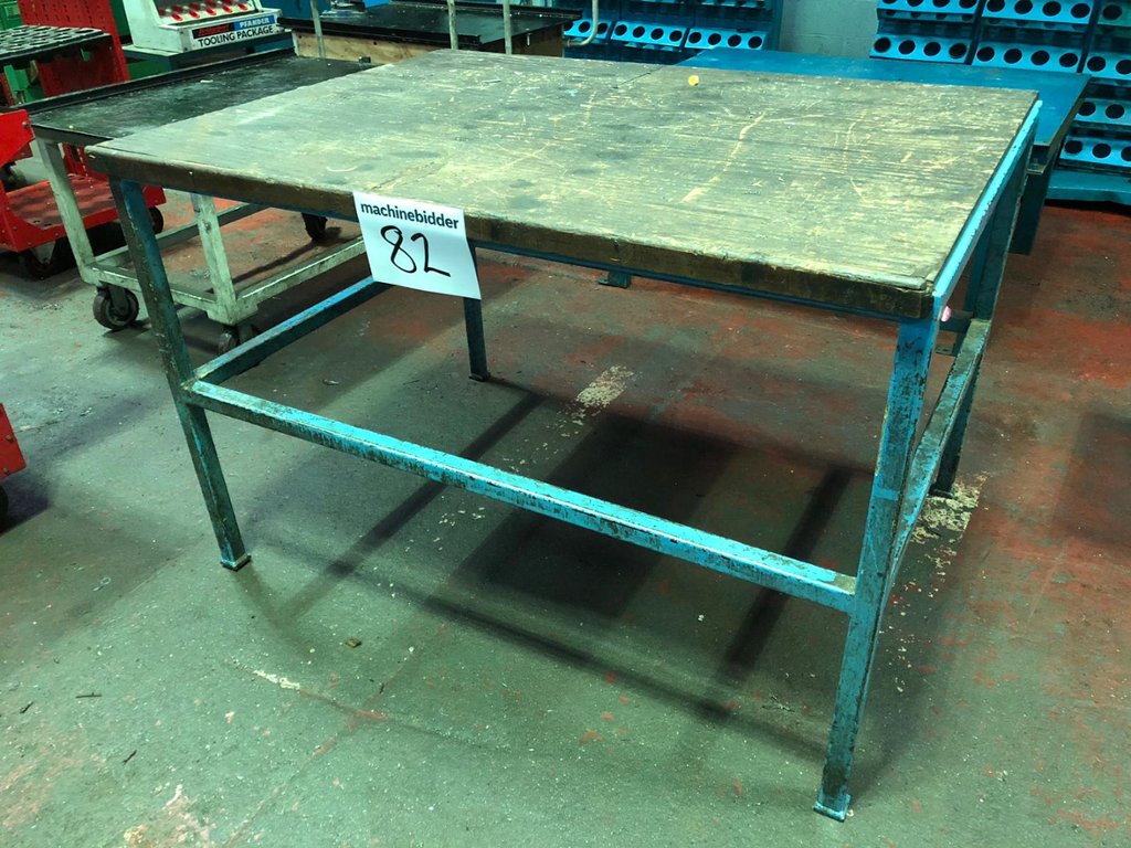 Wood Top Steel Workbench